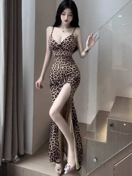 $49.99 | Leopard Print Women's Dress S15