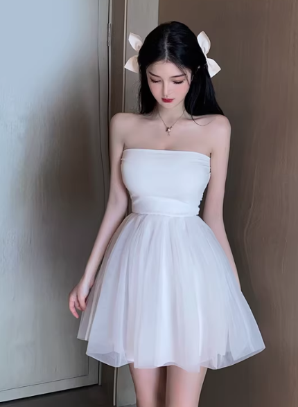 White Women's Dress S87