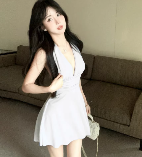 White Women's Dress S249