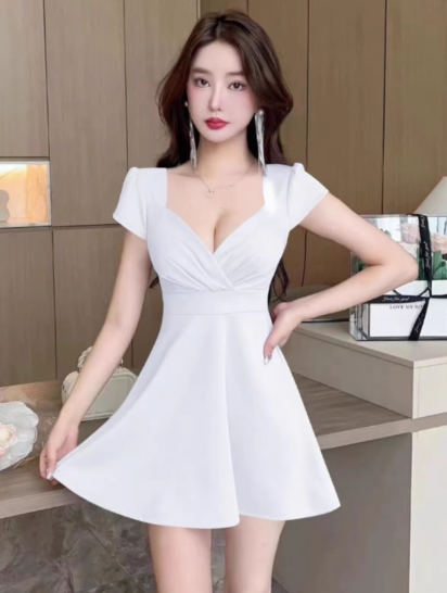 Robe bleue pour femme S101