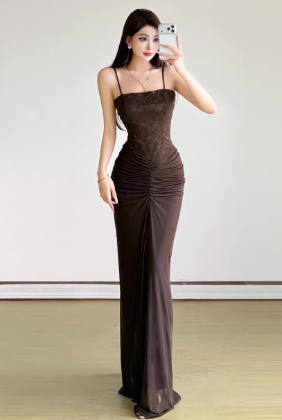 Robe bleue pour femme S101