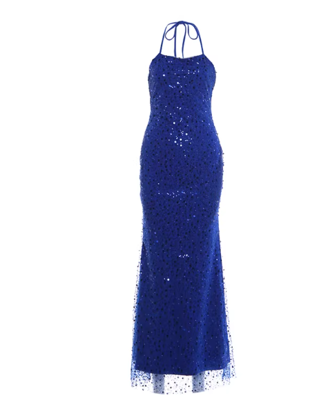 Robe bleue pour femme S101