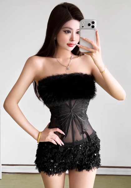 Black Women's Dress S519