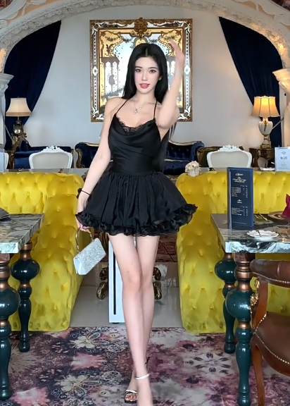 Black Women Dress S1002