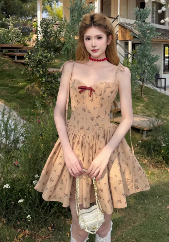 Yellow Women Dress S1008