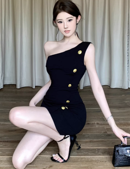 Black Women's Dress S161