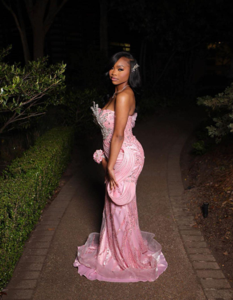 Gorgeous Mermaid Sweetheart Pink Satin Sequin Long Prom Dress Party Dress Graduation Dresses D2599