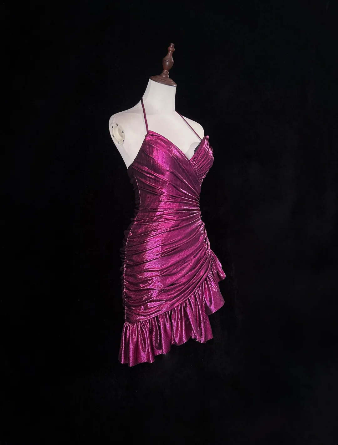 Vintage Sheath Halter Satin Mini Short Formal 8th Grade Homecoming Dresses Summer Middle School Hoco Dress Homecoming Outfits DH1162