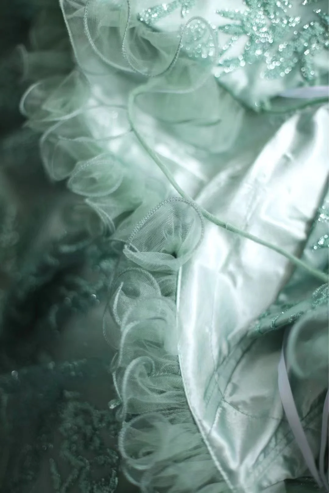Vintage Ball Gown Off The Shoulder Green Lace Mini Short Formal 8th Grade Homecoming Dresses Summer Middle School Hoco Dress 20th Birthday Outfits DH1315