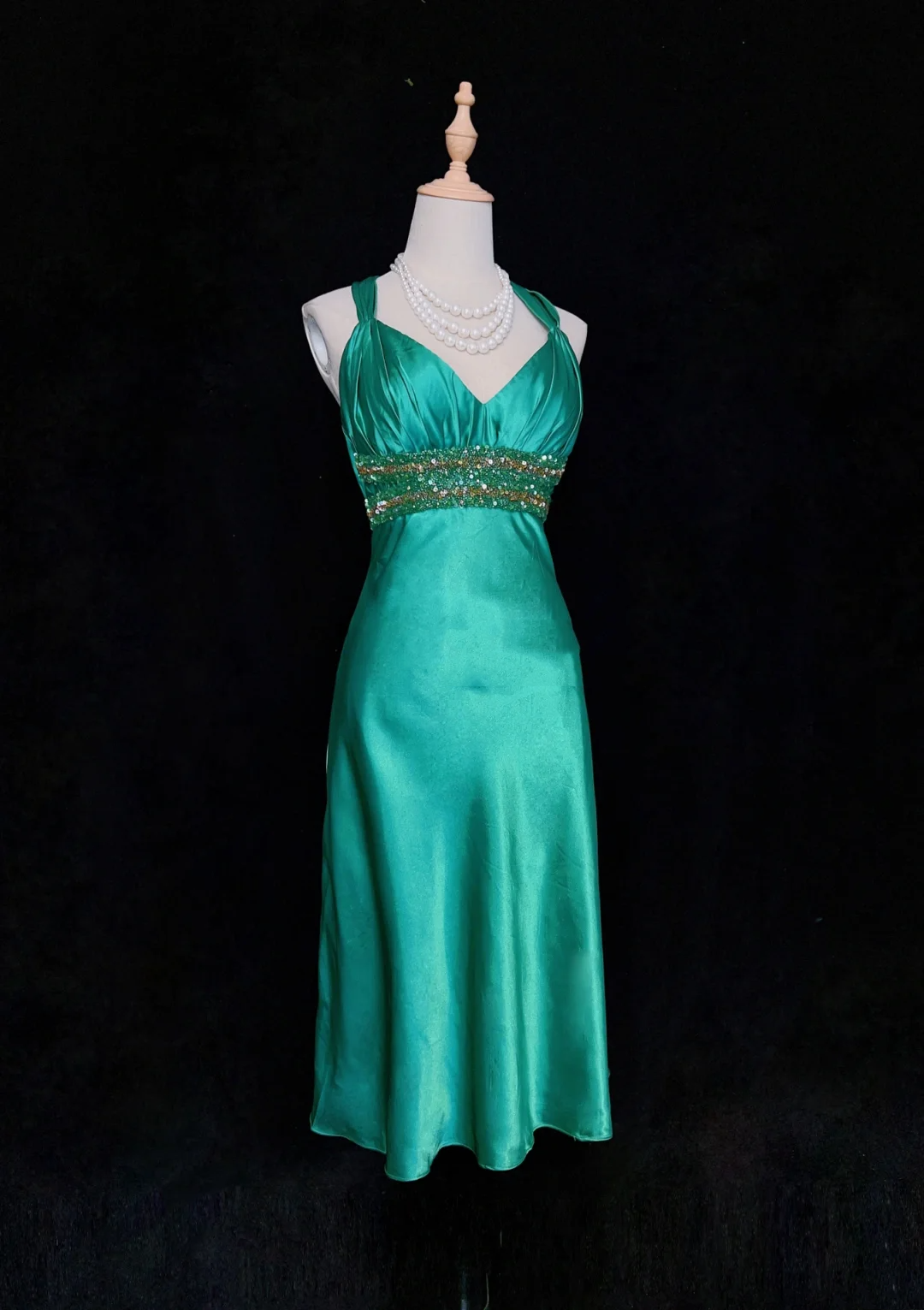 Vintage Sheath Satin Green Halter Formal 7th Grade Homecoming Dresses Middle School Short Prom Dress Hoco Outfits DH1339