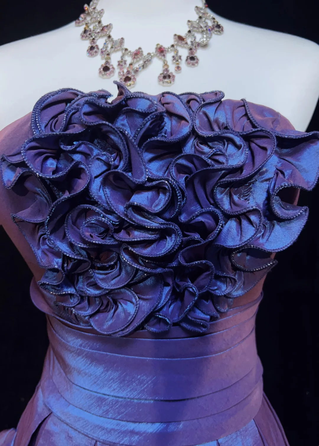 Vintage Ball Gown Strapless Taffeta Grape Mini Short Formal 8th Grade Homecoming Dresses Middle School Hoco Dress Cocktail Outfits DH1458