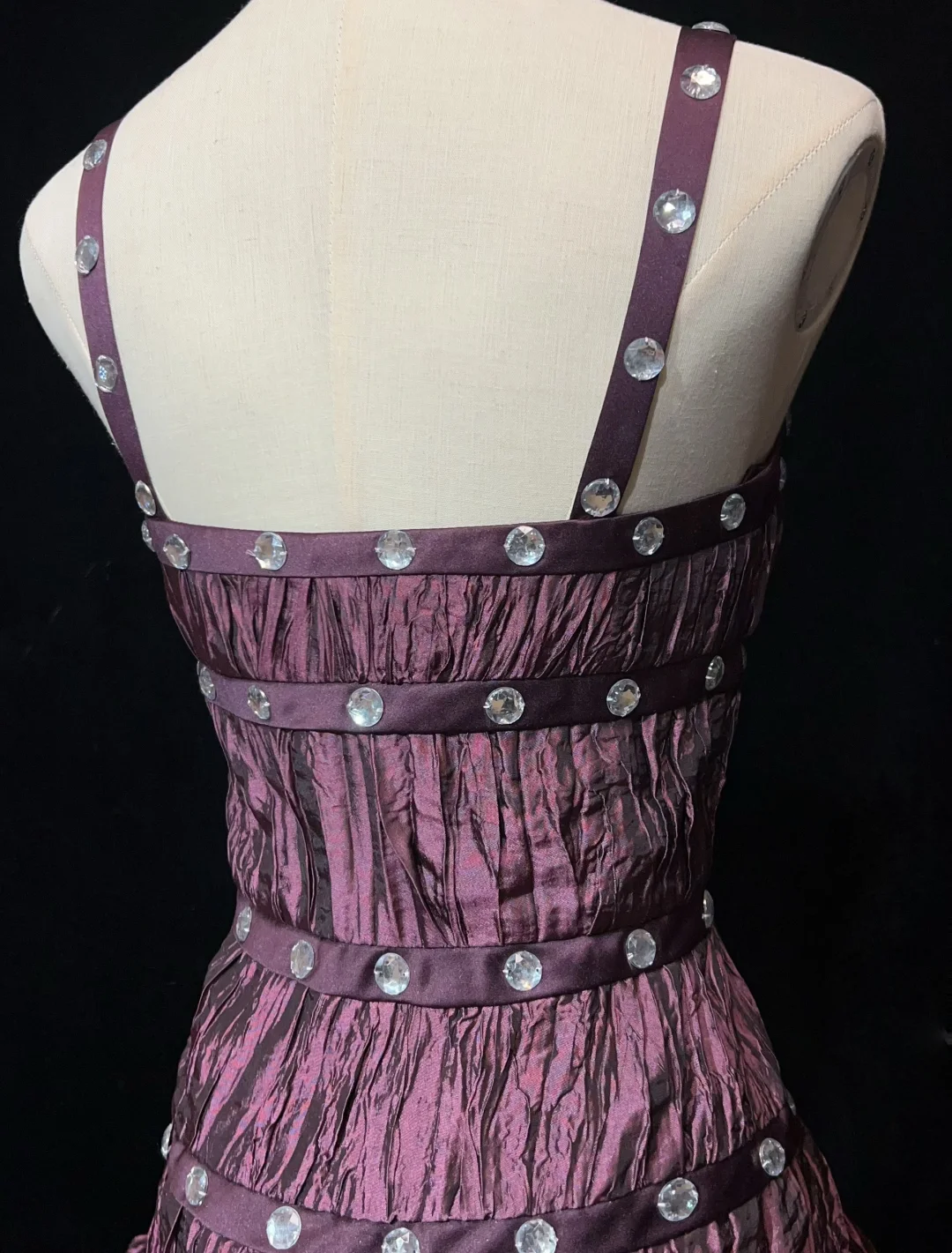 Vintage Sheath Spaghetti Straps Grape Taffeta Short Mini Formal 8th Grade Homecoming Dresses Middle School Cocktail Dress Hoco Outfits DH1474
