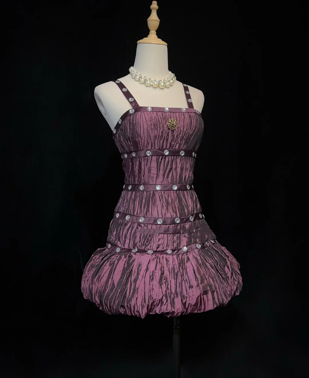 Vintage Sheath Spaghetti Straps Grape Taffeta Short Mini Formal 8th Grade Homecoming Dresses Middle School Cocktail Dress Hoco Outfits DH1474