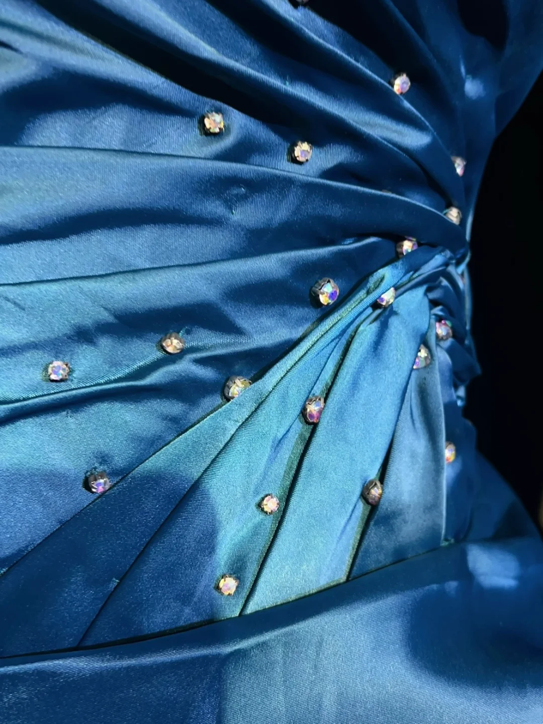 Vintage Ball Gown Spaghetti Straps Blue Satin Short Mini Formal 8th Grade Homecoming Dresses Middle School Cocktail Dress Hoco Outfits DH1475