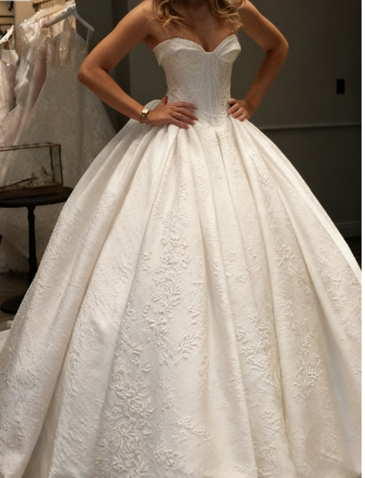 Retro Ball Gown Sweetheart Sleeveless White Satin Wedding Dress Modest Wedding Dresses Princess Wedding Gowns DH1476