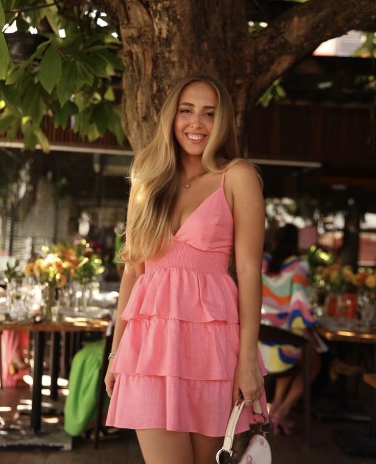 Cute A line Spaghetti Straps Light Pink Mini Short Formal 8th Grade Homecoming Dresses Summer Middle School Hoco Dress Homecoming Outfits DH151