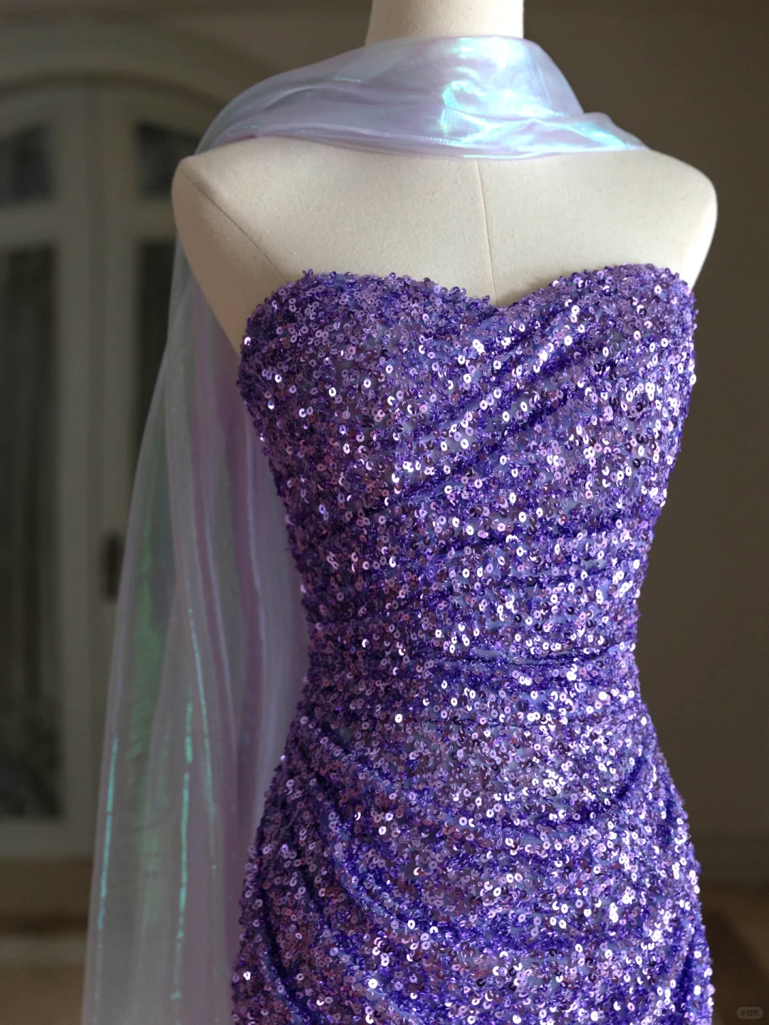 Sexy Mermaid Sweetheart Grape Sequin Long Prom Dresses Party Dress 20th Birthday Outfits Graduation Dresses DH1557