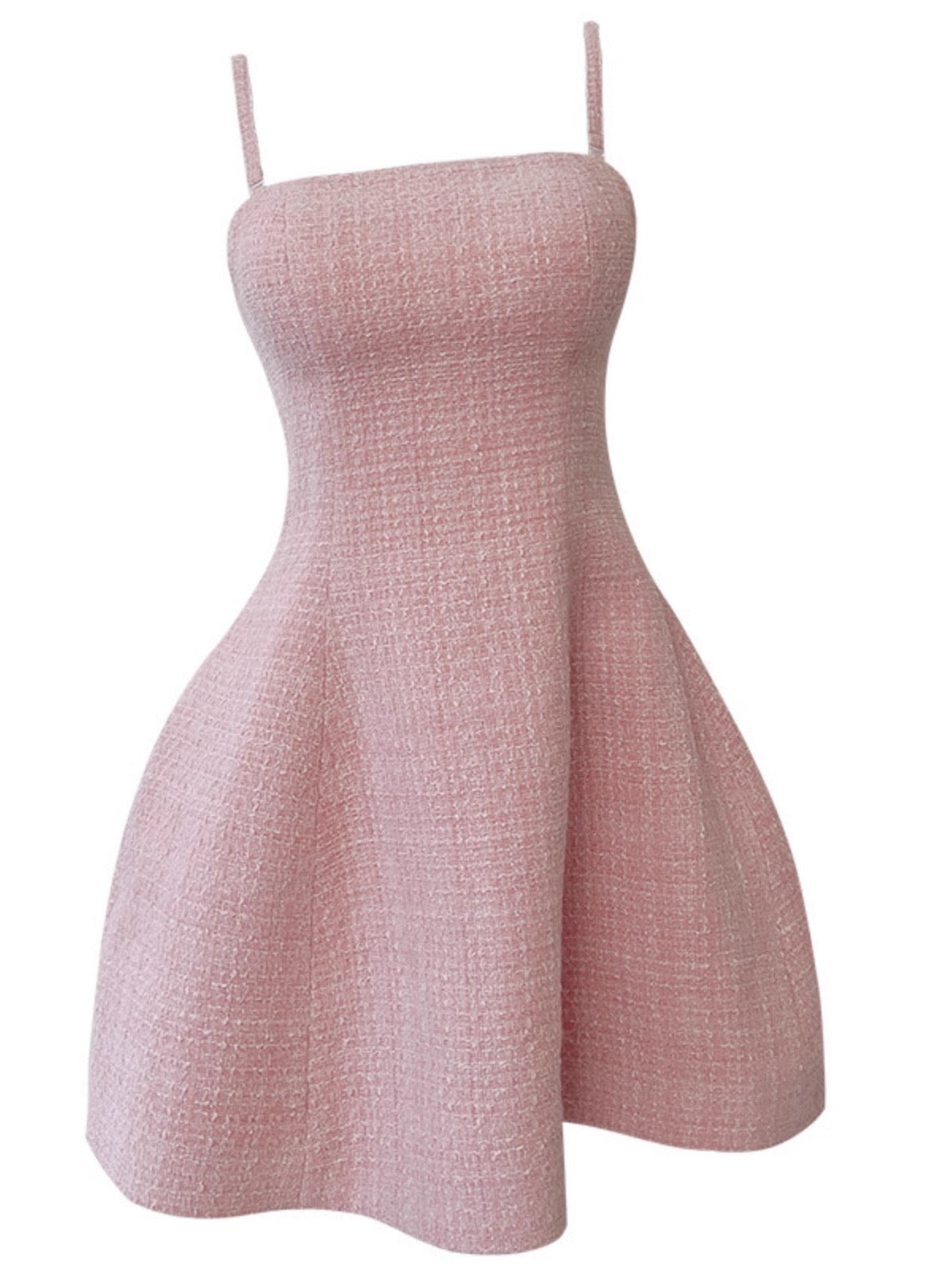 Robe de soirée courte rose à bretelles spaghetti, coupe trapèze, tenue de soirée courte pour le collège, pour un 17e anniversaire, pour une remise de diplôme, Hoco Dresses DH2188