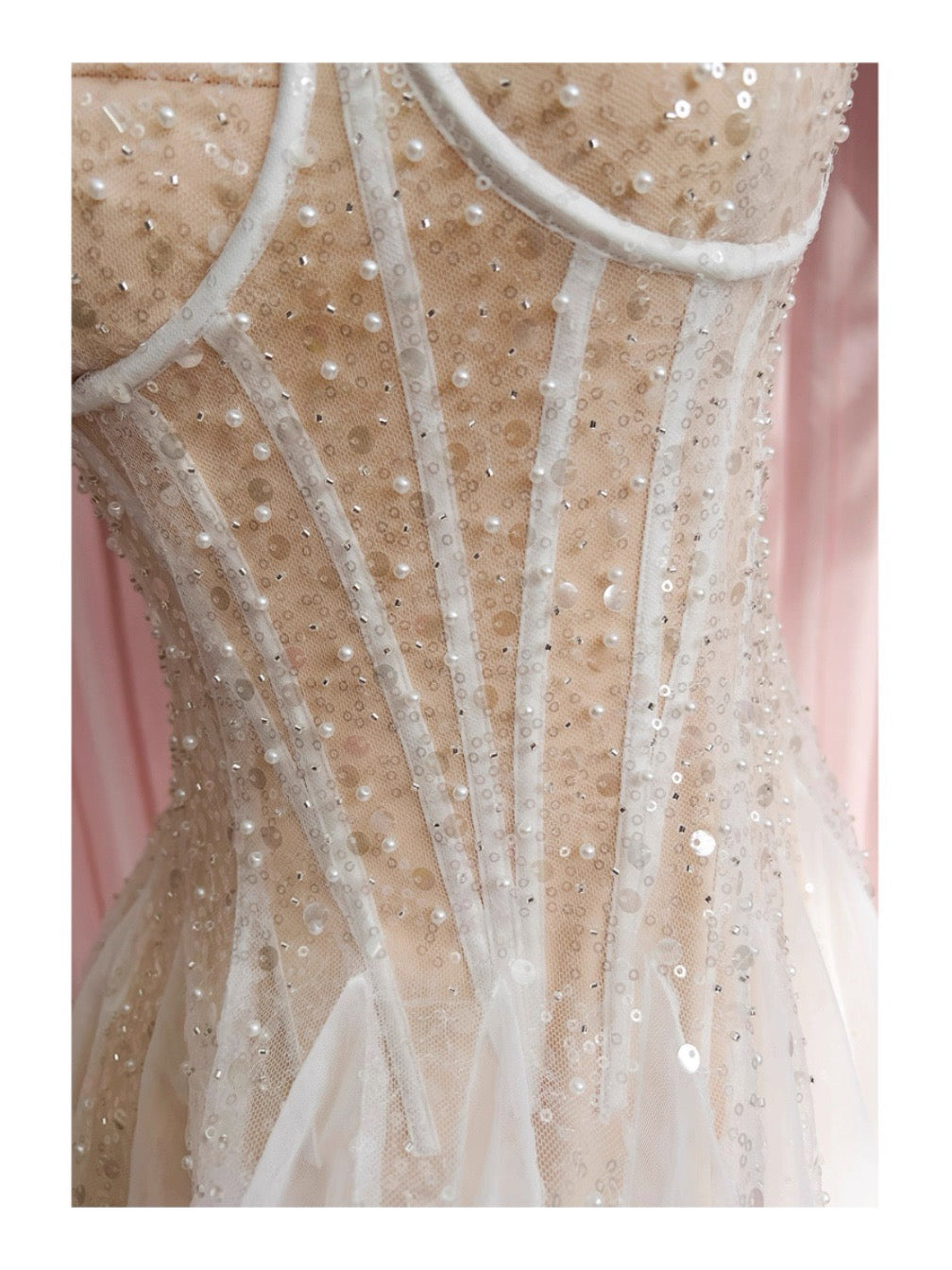 Robe de soirée courte en tulle champagne, coupe trapèze, bretelles spaghetti, tenue de cérémonie pour 17e anniversaire, robe de remise de diplôme, robes Hoco DH2193