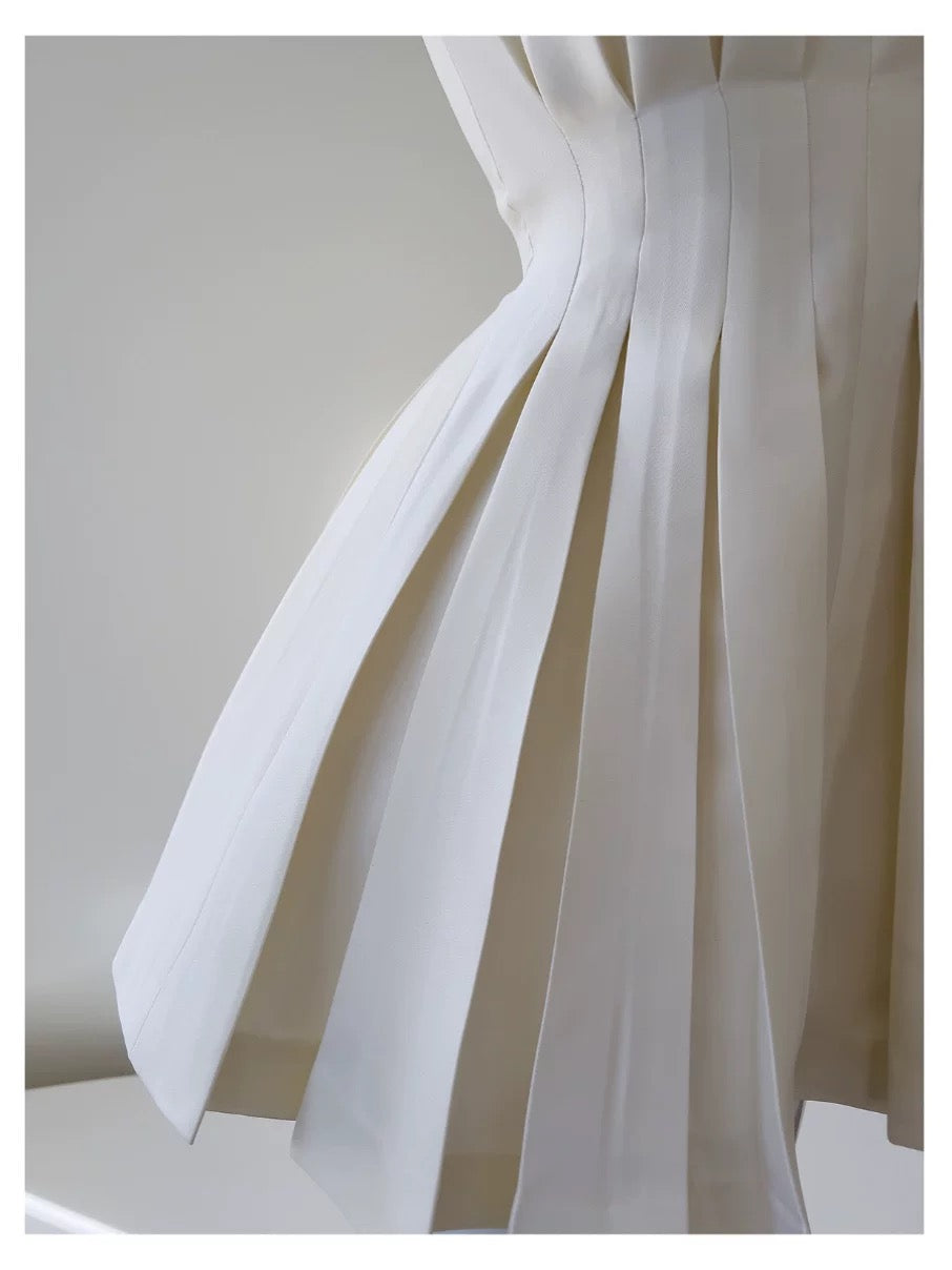 Robe de soirée courte en satin à bretelles spaghetti, coupe trapèze, tenue de cocktail, de remise de diplôme, Hoco DH2204