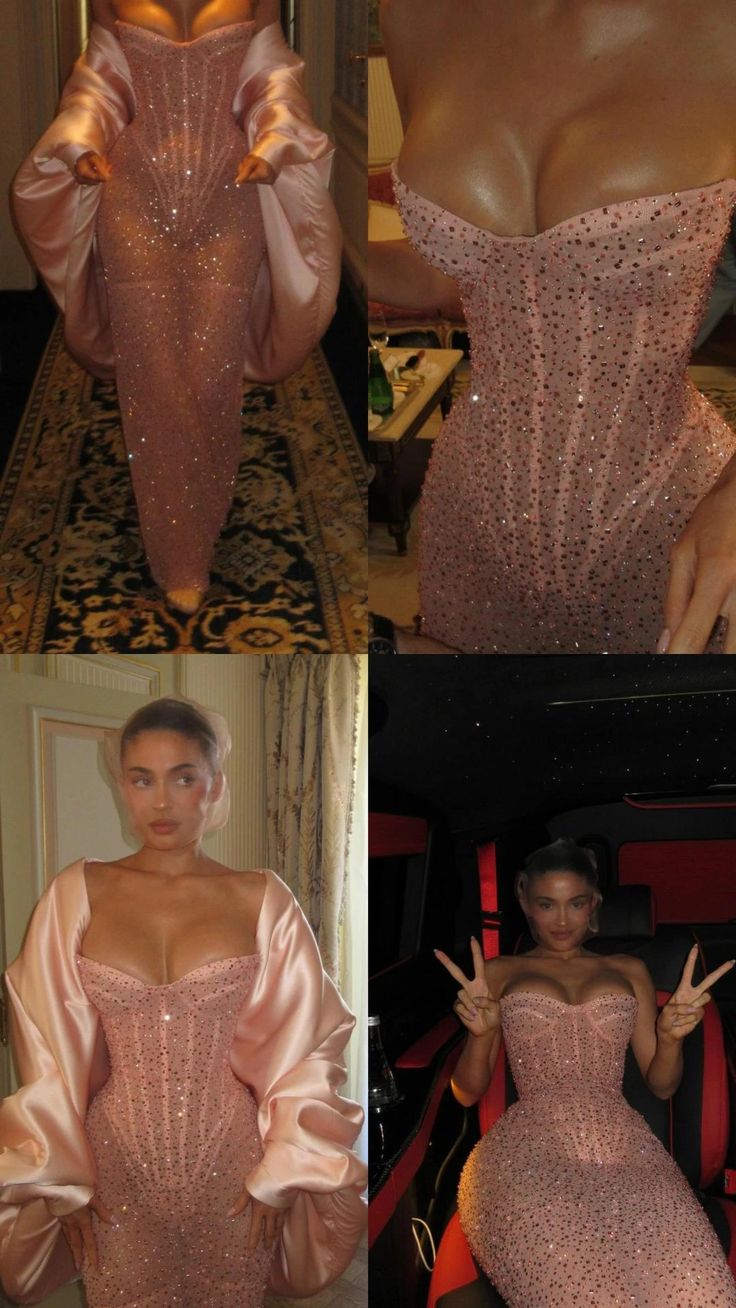 Elegant Mermaid Sweetheart Sequin Pink Long Prom Dresses Party Dress 18th Birthday Outfits Graduation Dresses DH2323