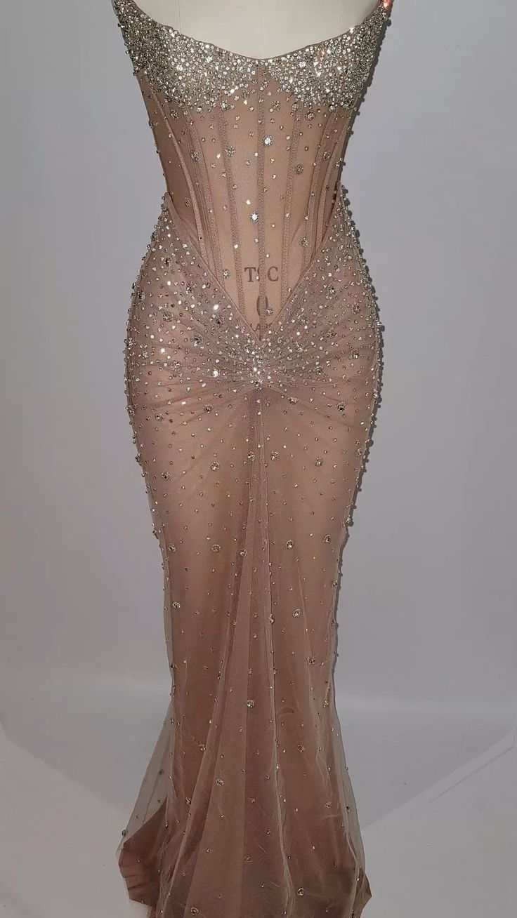 Sexy Mermaid Strapless Champagne Sleeveless Black Girl Evening Party Gowns Evening Dress Special Formal Dresses Prom Dress DH2361