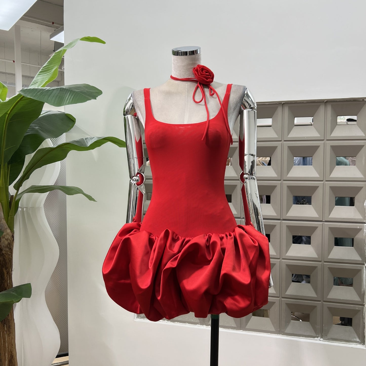 Robe fourreau modeste à col carré, courte et moulante, tenue de soirée, de collège, de 18e anniversaire, de remise de diplôme, de cocktail, DH2467