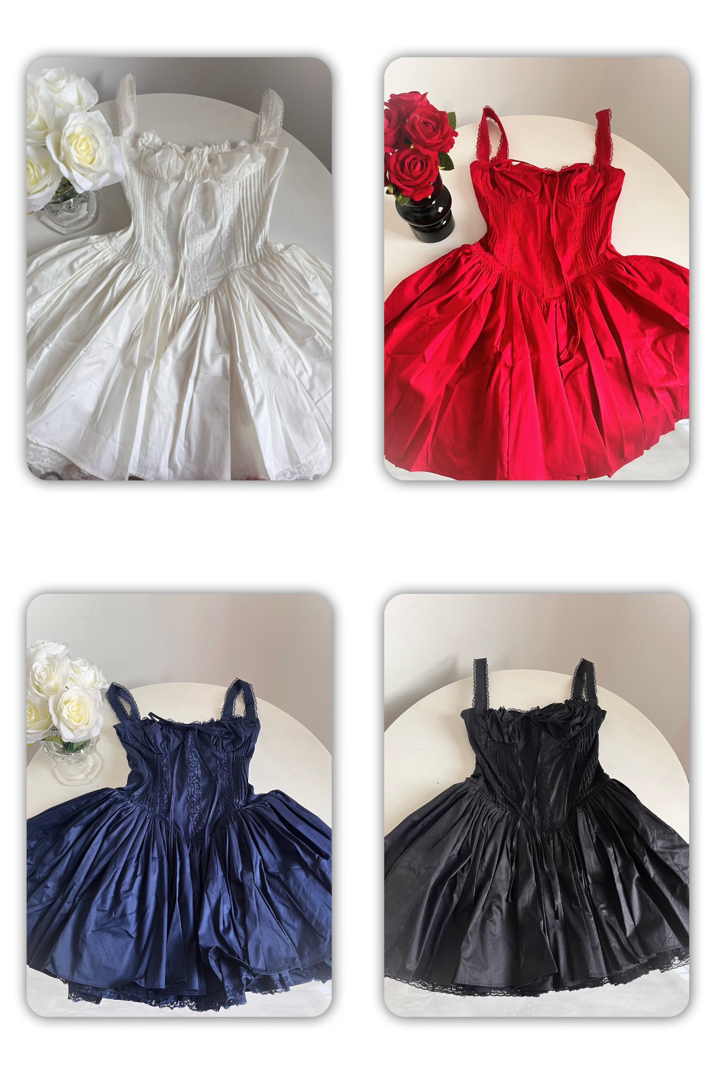 Robe de soirée courte blanche à col carré et coupe trapèze, tenue d'été Hoco, mini robe de cocktail DH2470