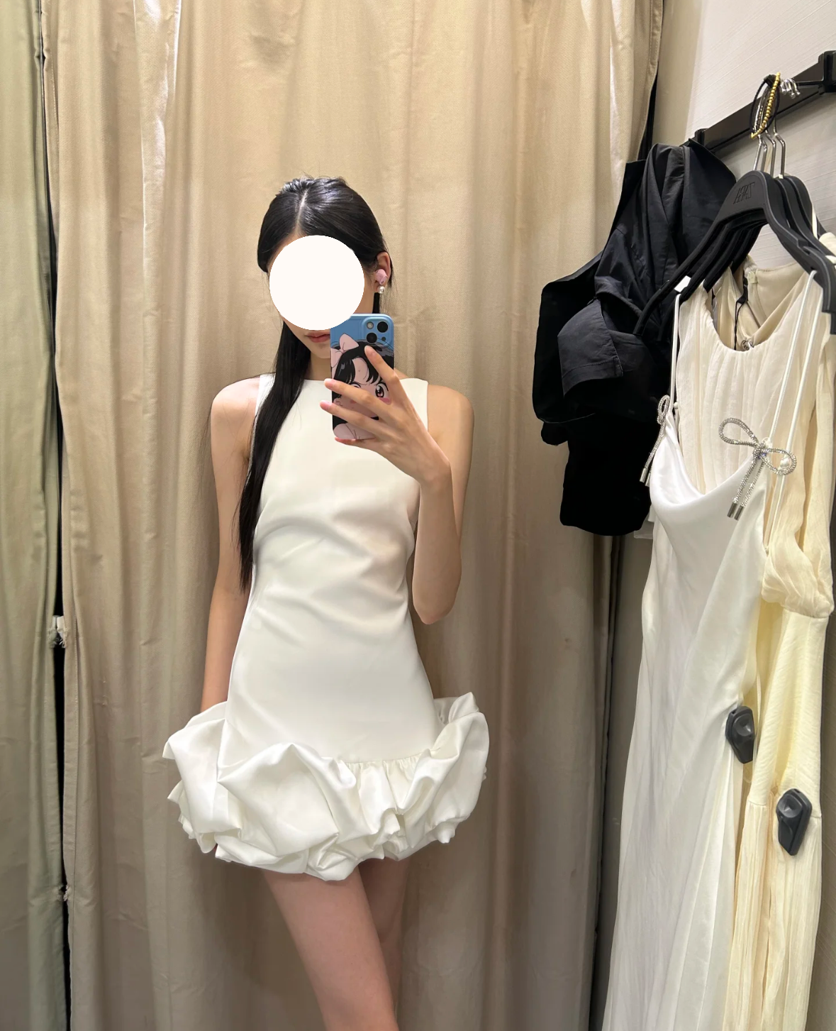 Robe fourreau sexy à col rond, courte et rouge, tenue de soirée, mini robe de cocktail d'été Hoco DH2474