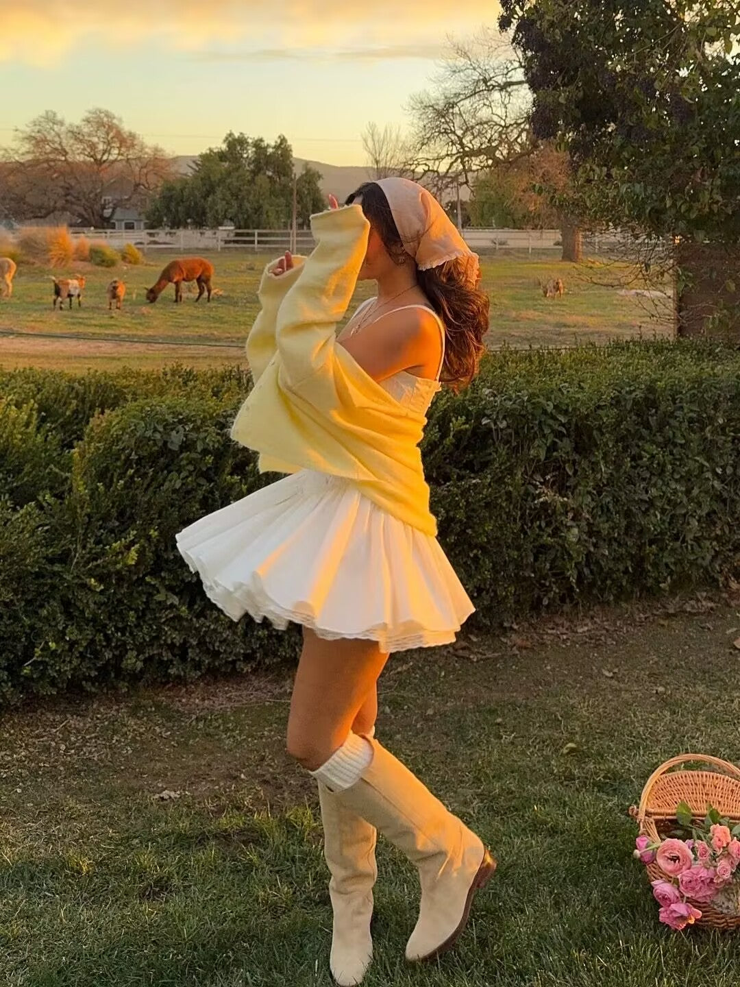 Robe de soirée courte blanche en dentelle, coupe trapèze, col carré, tenue d'été Hoco, mini-robe de soirée, DH2482