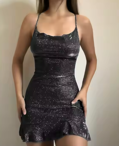 Sexy Sheath Halter Sequin Tight Grape Formal Homecoming Dresses 8th Grad Dance Graduation Dress Short Birthday Outfits Hoco Dresses DH2695