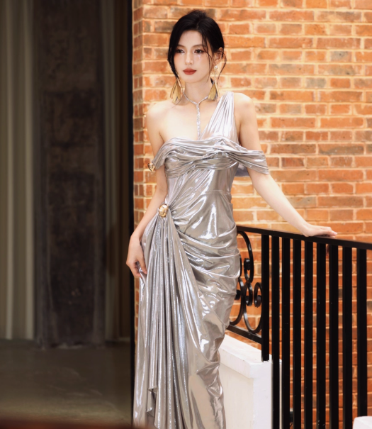 Modest Grey Formal Dress One Shoulder Sheath Long Evening Gown Fashion Long 18th Birthday Outfit DH2706