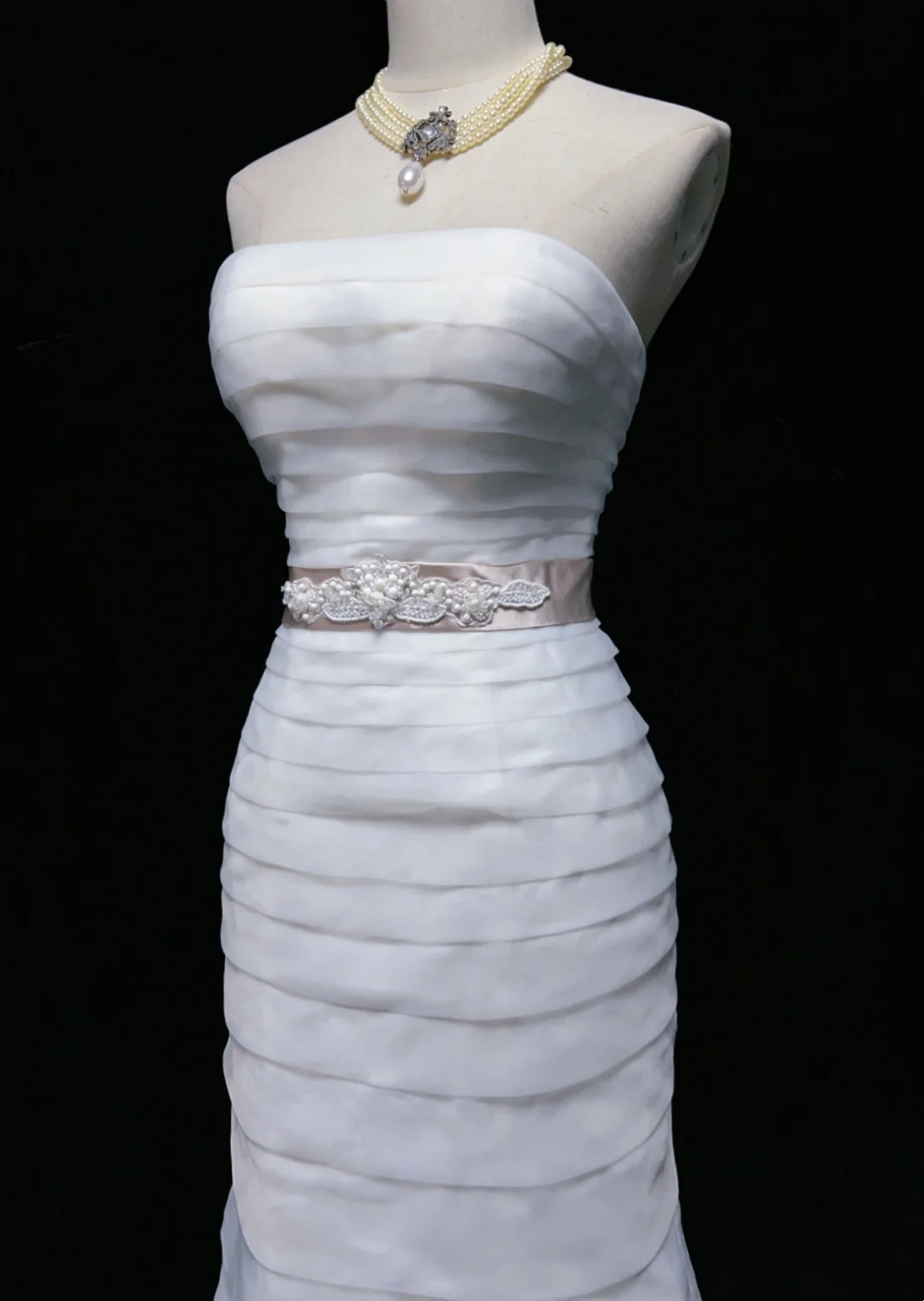 Robe de mariée classique sirène bustier satin longue blanche robes de mariée élégantes robes de mariée DH645