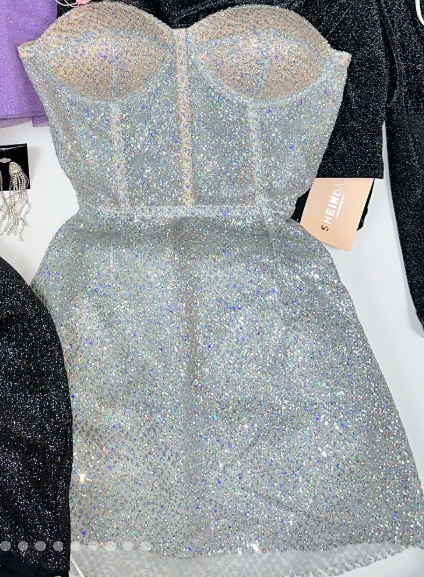 Cute Sheath Sweetheart White Sequin Mini Short Formal 8th Grade Homecoming Dresses Summer Middle School Hoco Dress Homecoming Outfits DH719