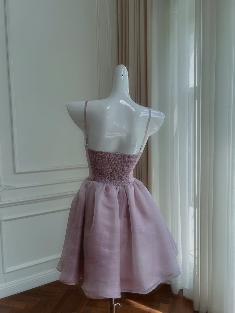 Fancy Short Hoco Dresses A line Straps Lilac Mini Blue Formal 8th Grade Homecoming Dresses Summer Middle School Homecoming Outfits DH73