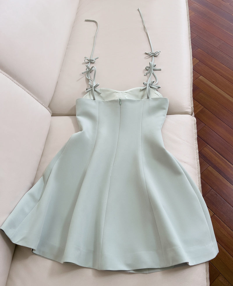 Fancy Short Hoco Dresses A line Spaghetti Straps Mint Green Formal 8th Grade Homecoming Dresses Summer Middle School Homecoming Outfits DH82