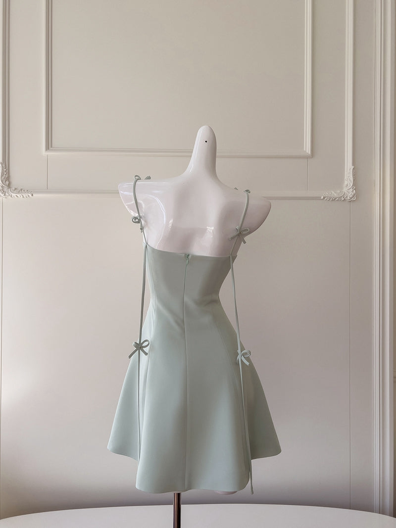 Fancy Short Hoco Dresses A line Spaghetti Straps Mint Green Formal 8th Grade Homecoming Dresses Summer Middle School Homecoming Outfits DH82