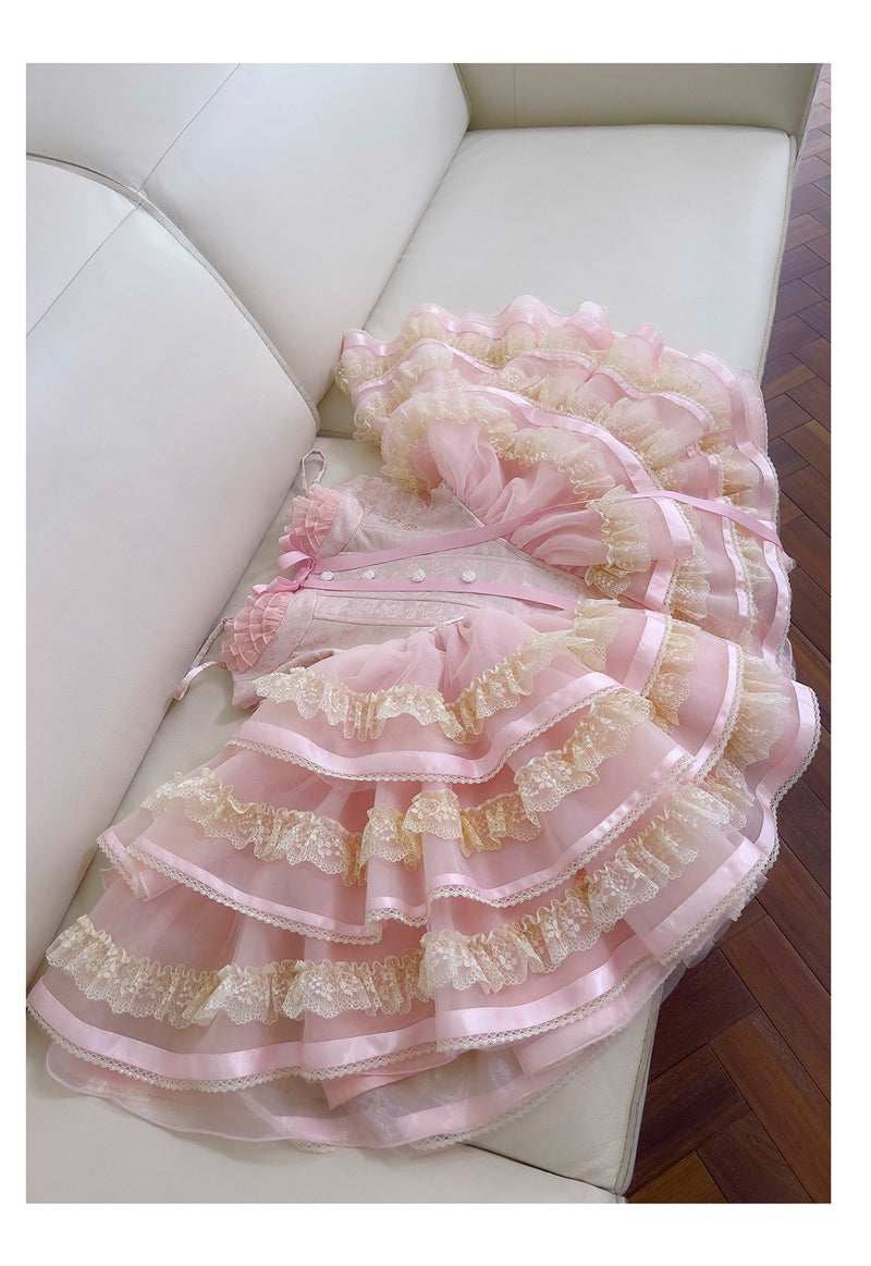 Cute Ball Gown Spaghetti Straps Pink Short Homecoming Dress Summer Middle School Formal 8th Grade Hoco Dresses Summer Homecoming Outfits DH89