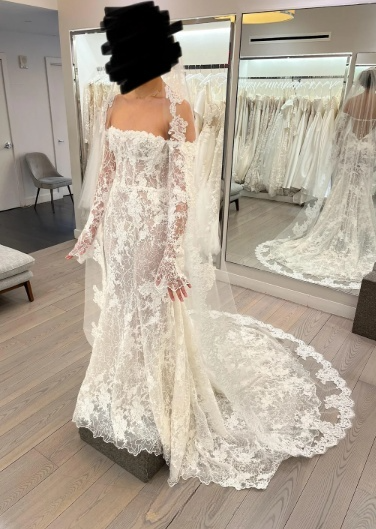 Timeless Bridal Gown Mermaid Off The Shoulder White Lace Long Sleeves Wedding Dresses Elegant Bridal Gowns DH954