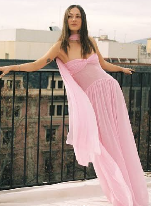 Elegant A Line Sweetheart Pink Chiffon Long Prom Dresses Party Dress Summer 20th Birthday Outfits 18th Birthday Dresses DH989