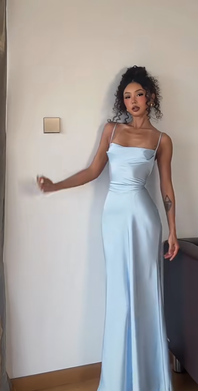 Robe de bal courte à bretelles spaghetti, gris argenté, robe de soirée courte, robe de bal Hoco DH2684