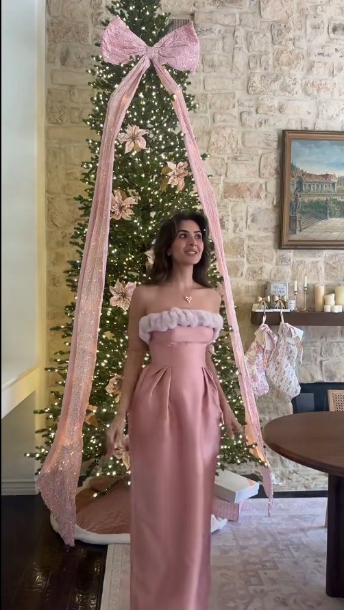 Cute Pink Sheath Long Prom Dresses Satin Strapless Evening Dresses Sleeveless Christmas Dresses DP04342