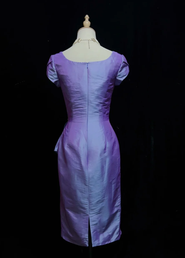 Robe de bal courte à bretelles spaghetti, gris argenté, robe de soirée courte, robe de bal Hoco DH2684