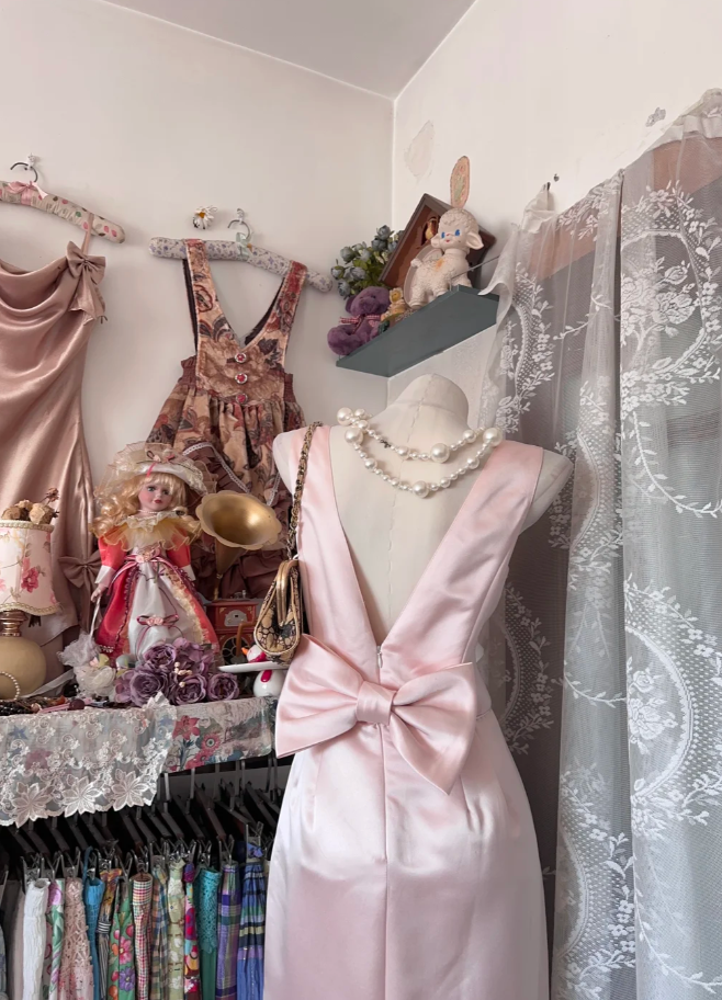 Vintage Sheath Pink Prom Dresses Satin Jewel Long Evening Dresses Sleeveless Party Dresses DP04607