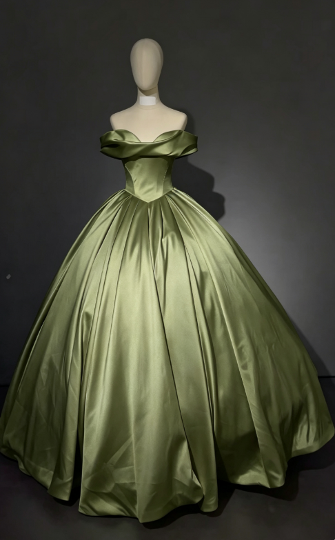 Elegantes lilafarbenes Abendkleid aus Satin, schulterfrei, A-Linie, Ballkleid DP06238