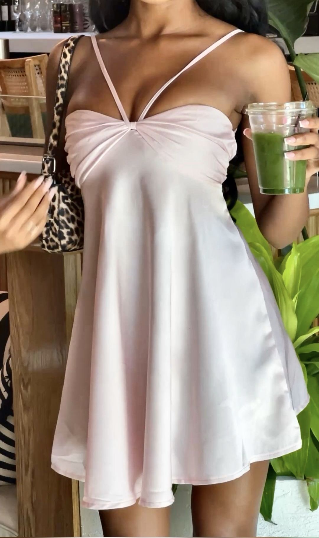 Robe Hoco Rose Fourreau Satin Robe Anniversaire DP06731