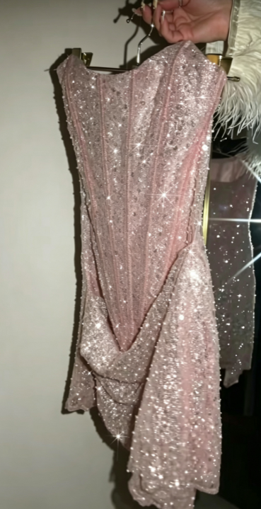 Chic Sheath Short Birthday Dress Pink Homecoming Dress DP06899