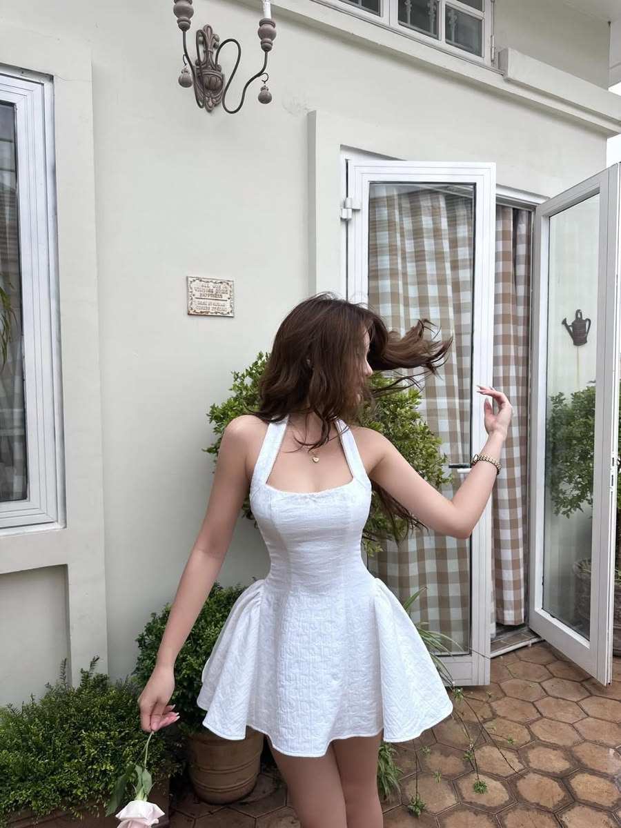 Pretty White A-Line Satin Short Homecoming Dress DP06980