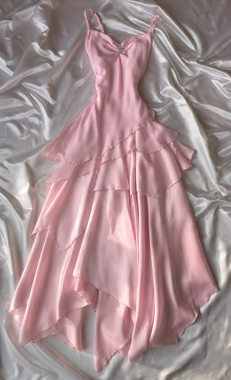 Fashion Pink Sheath Chiffon Long Prom Dress DP06993