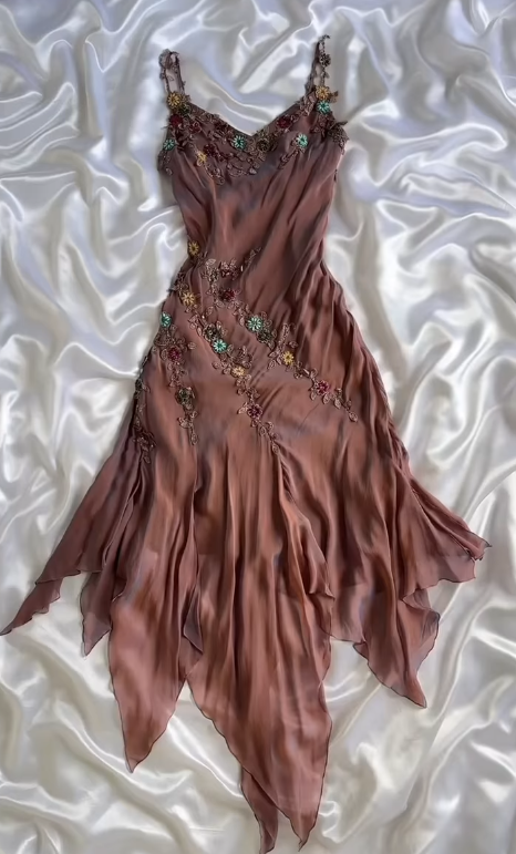 Chic Light Brown Short Homecoming Dress Sheath Chiffon Birthday Dress DP07009